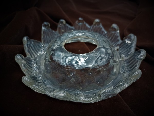 Victorian Chandelier Venetian glass pan 