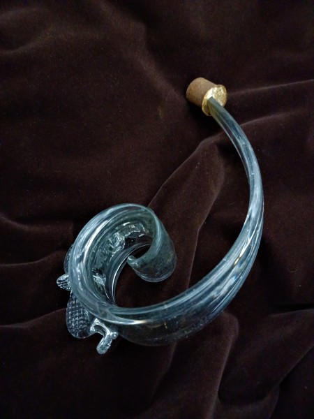 Clear Glass Murano Chandelier Crook  