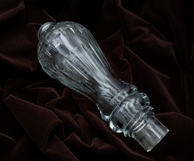 Vintage Chandelier glass stem 